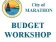 July 26, 2012 Budget Workshop