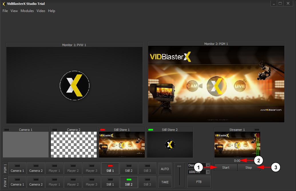 Broadcast with VidBlasterX-6