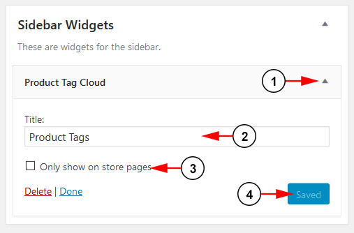 Widget Details-Product Tag Cloud