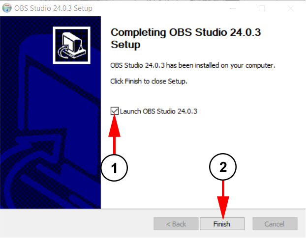 Install OBS-06