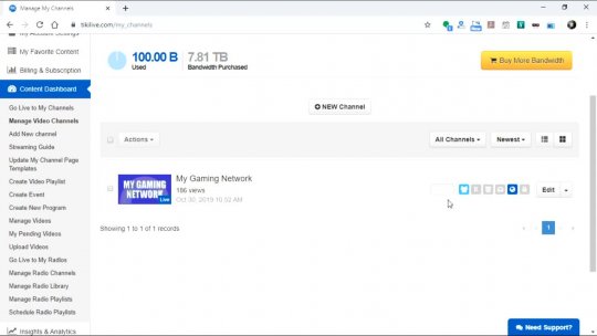 Sharing Video Channel to Facebook Sharing Video Channel to Facebook