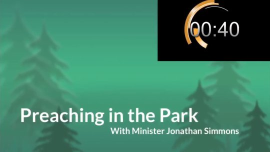Preaching In The Park.  May 11, 2025 09:30 AM