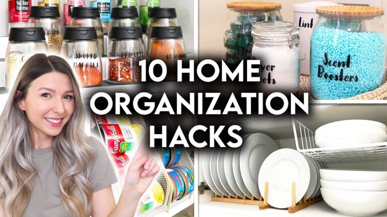 10 Clever Home Organization Ideas and Storage Hacks